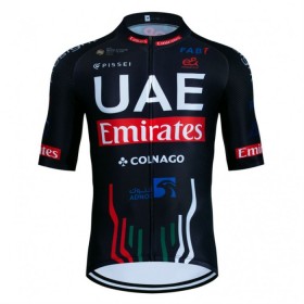 Maglia 2024 UAE TEAM EMIRATES Manica Corta Nero